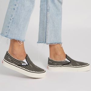 New vans ! Black and white striped